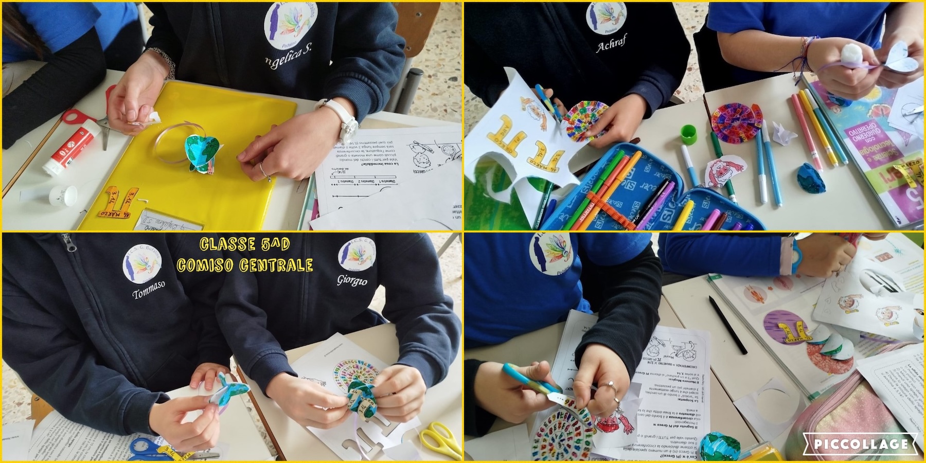 Classe 5^D Comiso Centrale – Spirale del Pi Greco
